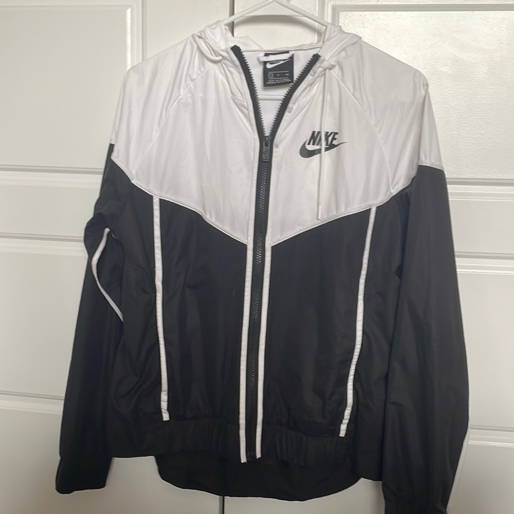 Nike Black & White Windbreaker